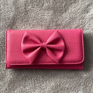 Pink Spacious Wallet